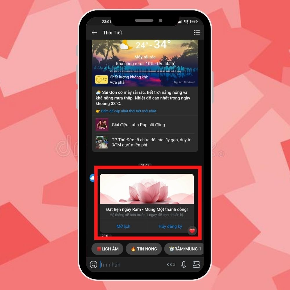 Cách Đặt Lịch Thông Báo Ngày Rằm, Mùng Một Qua App Zalo Cách Đặt Lịch Thông Báo Ngày Rằm, Mùng Một Qua App Zalo