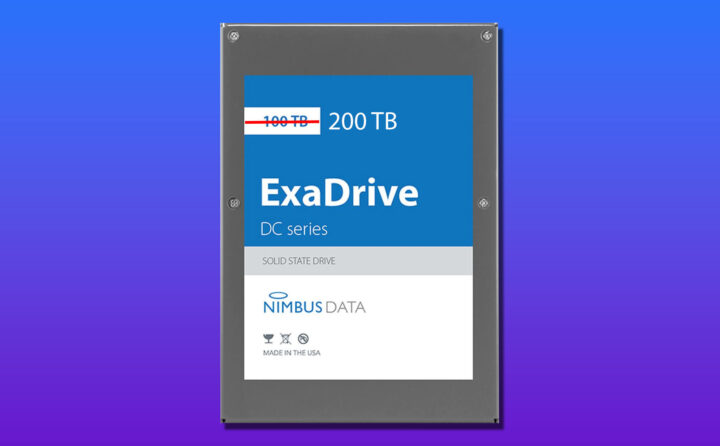 Ổ SSD dung lượng đến 200 TB được Nimbus ra mắt năm nay