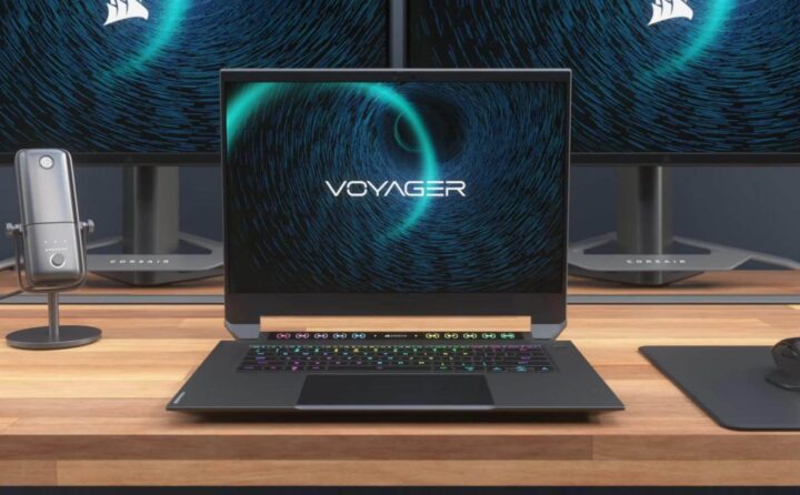 Voyager A1600 - Corsair's first Gaming Laptop - AMD Chip - Mechanical Keyboard - Secondary Screen