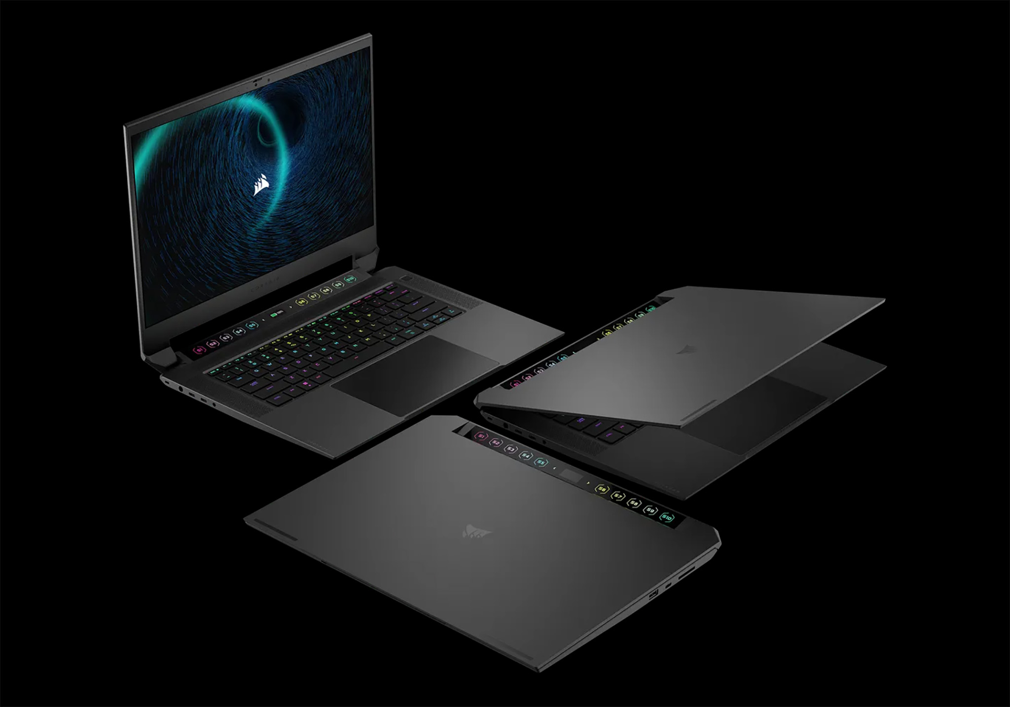 Voyager A1600 - Laptop Gaming Đầu Tiên Của Corsair - Chip Amd - Phím Cơ - Màn Hình Phụ Voyager A1600 - Laptop Gaming Đầu Tiên Của Corsair - Chip Amd - Phím Cơ - Màn Hình Phụ