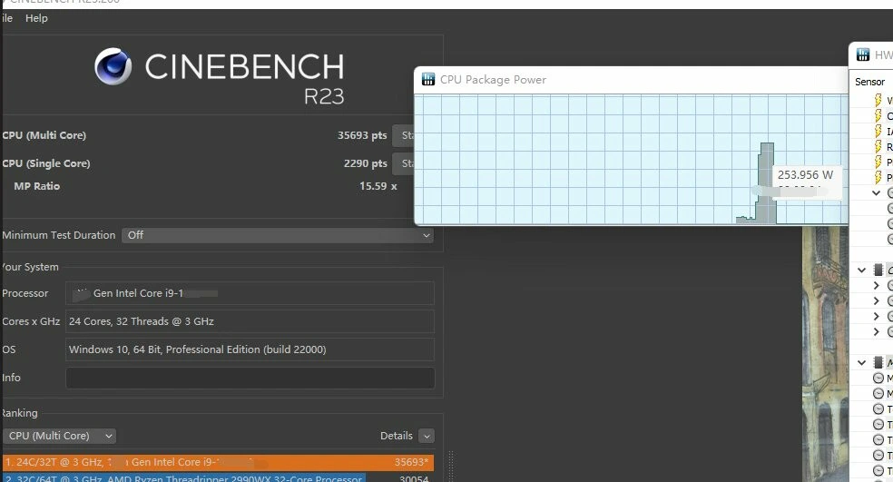 CPU Intel Core i9-13900K Raptor Lake với xung nhịp tăng 5,8 GHz, nhanh hơn tới 67% so với AMD Ryzen 9 5950X trong Cinebench CPU Intel Core i9-13900K Raptor Lake với xung nhịp tăng 5,8 GHz, nhanh hơn tới 67% so với AMD Ryzen 9 5950X trong Cinebench