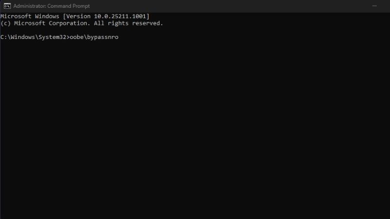 Huong Dan Cach Bo Qua Wifi Khi Thiet Lap Windows 11 Features 04 Gõ Lệnh Và Bấm Enter