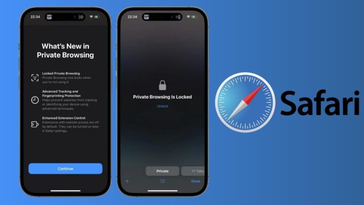 How to lock Private Browsing tabs on Safari using Face ID