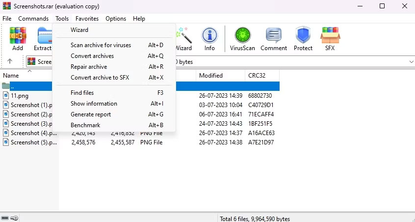 6 Cach Khac Phuc Loi Checksum Trong Winrar Features 03 6 Cách Khắc Phục Lỗi Checksum Trong Winrar Features 03