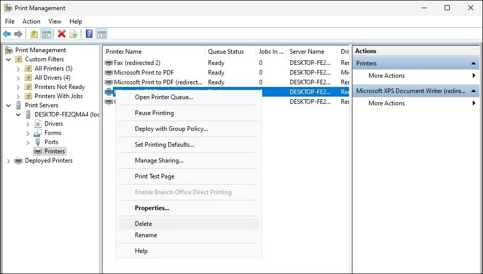 Cach Buoc Xoa Hoac Go Cai Dat May In Trong Windows 1011 Features 13 Cách Buộc Xóa Hoặc Gỡ Cài Đặt Máy In Trong Windows 10:11 Features 13