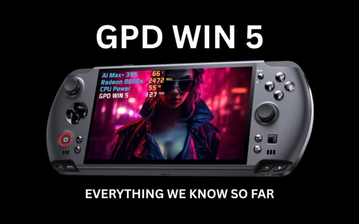 GPD Win 5 launches on October 17 - Performance comparable to RTX 4060 laptops, requires external battery to operate