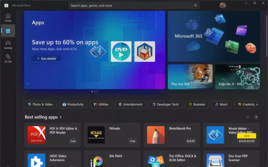 Microsoft Buộc Người Dùng Windows Cập Nhật Ứng Dụng Tự Động