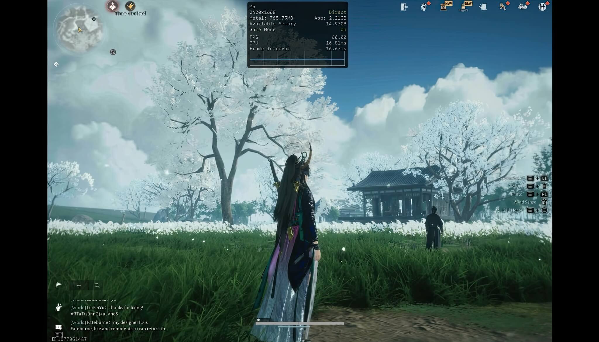 Chip Apple M5 Choi Game Where Winds Meet Cuc Dinh O Muc Ultra Chip Apple M5 Chơi Game Where Winds Meet Cực Đỉnh Ở Mức Ultra