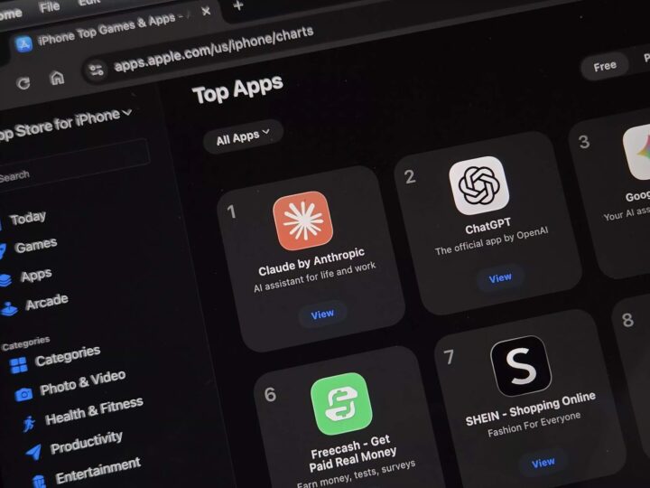 Claude soán ngôi ChatGPT dẫn đầu App Store nhờ drama quân sự