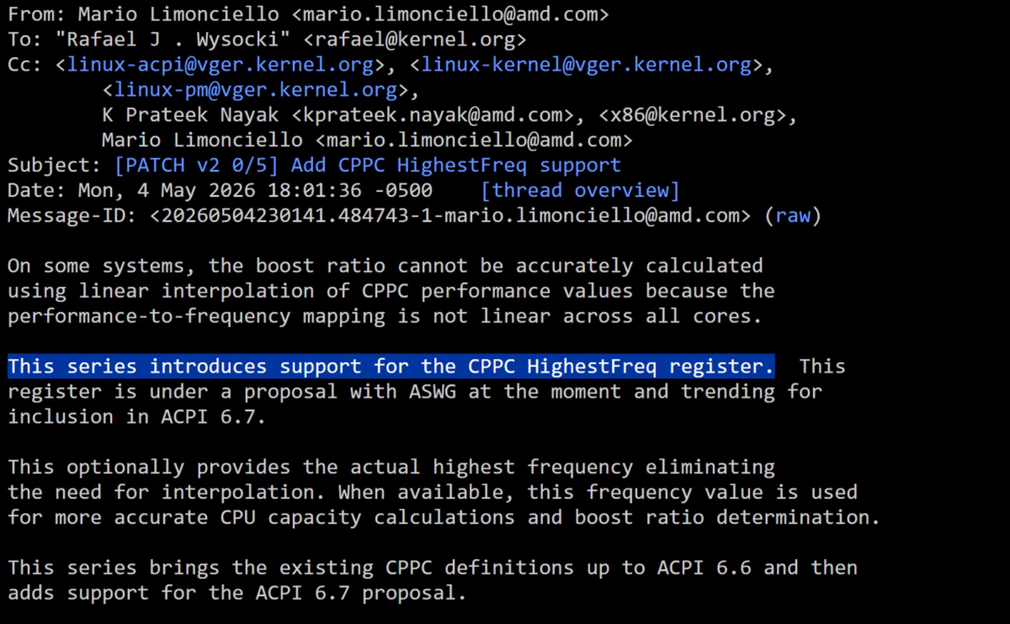 Cppc Highestfreq Ryzen