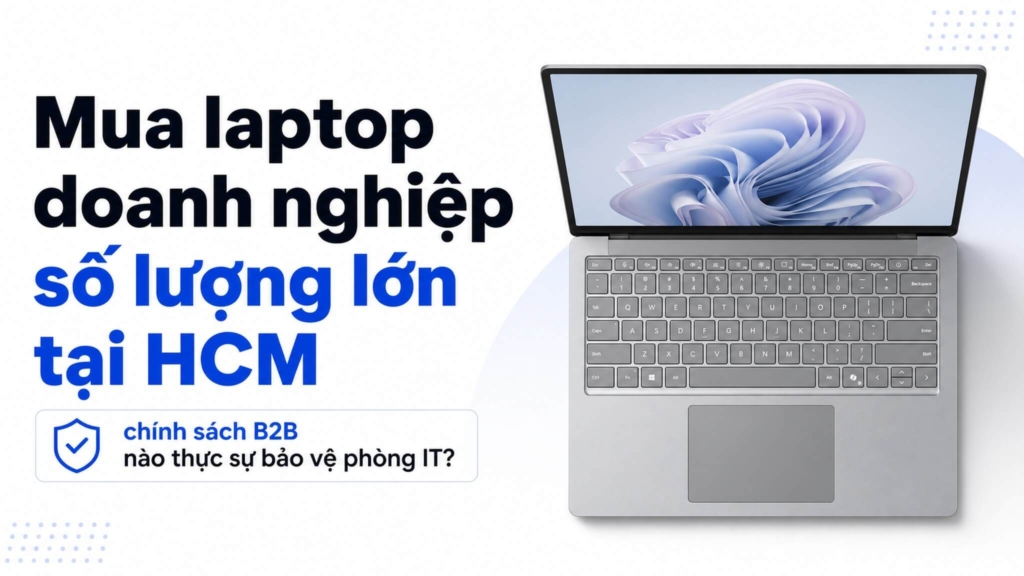 Mua Laptop Doanh Nghiệp Số Lượng Lớn Tại Hcm: Chính Sách B2B Nào Thực Sự Bảo Vệ Phòng It