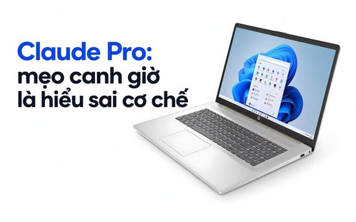 Giới hạn Claude Pro: mẹo canh giờ mở phiên là hiểu sai cơ chế