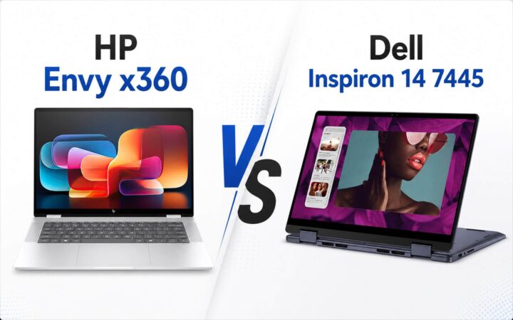 HP Envy x360 và Dell Inspiron 14 7445 – Ưu tiên màn lớn hay di chuyển mỗi ngày?