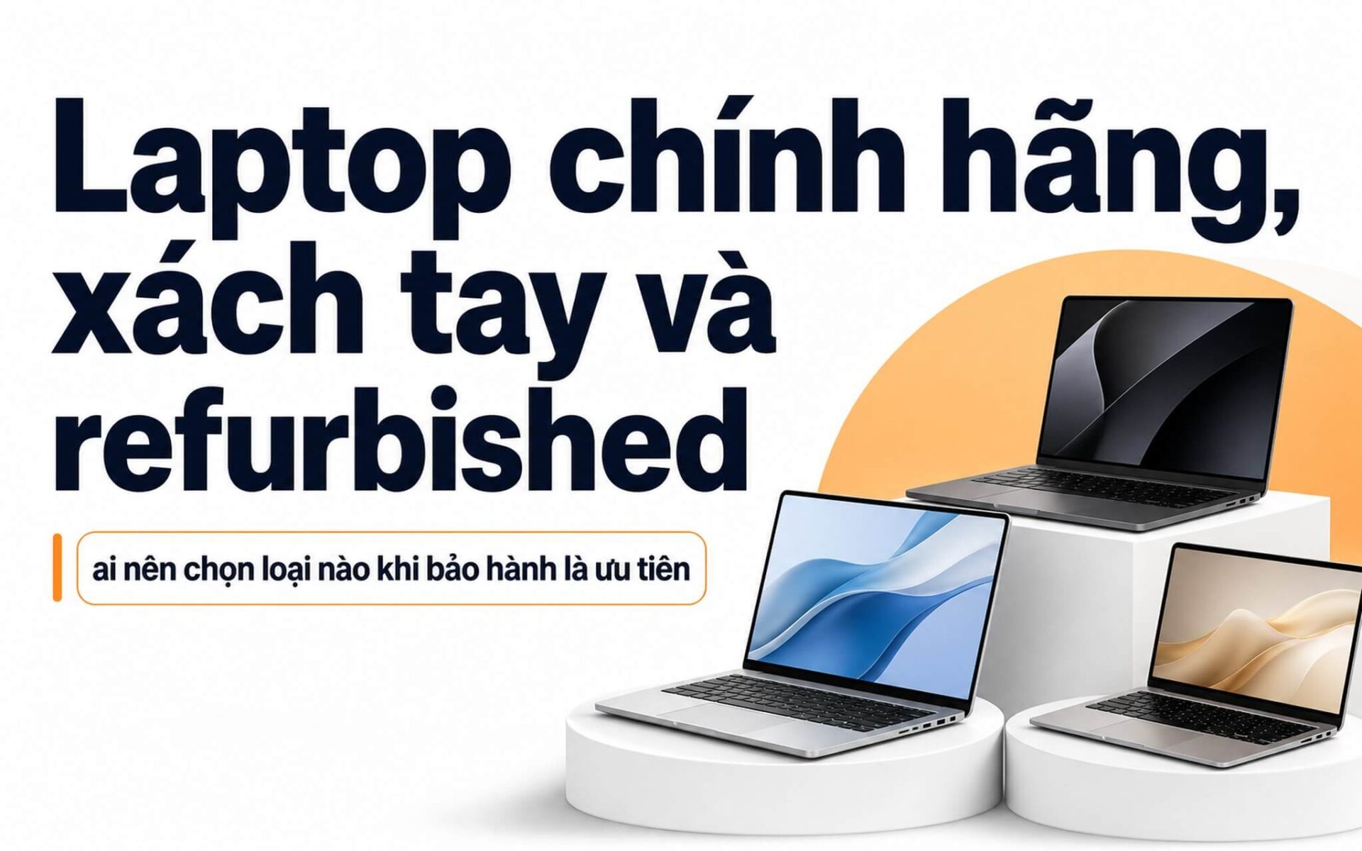 Laptop Chính Hãng, Xách Tay Và Refurbished: Ai Nên Chọn Loại Nào Khi Bảo Hành Là Ưu Tiên Hàng Đầu
