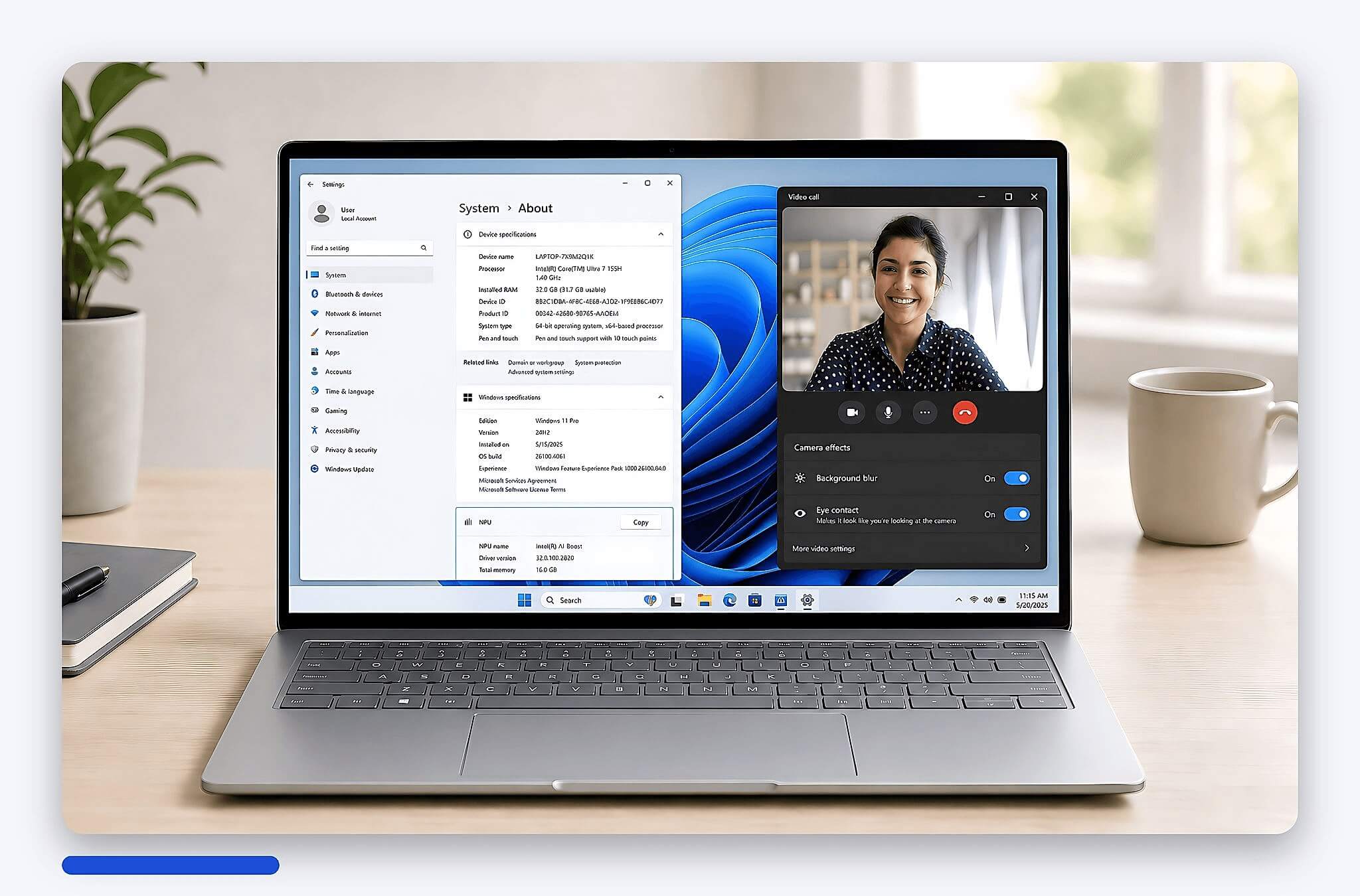Tính Năng Ai Chạy Nền Khi Họp Trực Tuyến Trên Laptop Có Npu Tính Năng Ai Chạy Nền Khi Họp Trực Tuyến Trên Laptop Có Npu