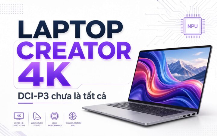 Content creator hậu kỳ 4K: vì sao màn DCI-P3 chưa phải yếu tố quyết định?