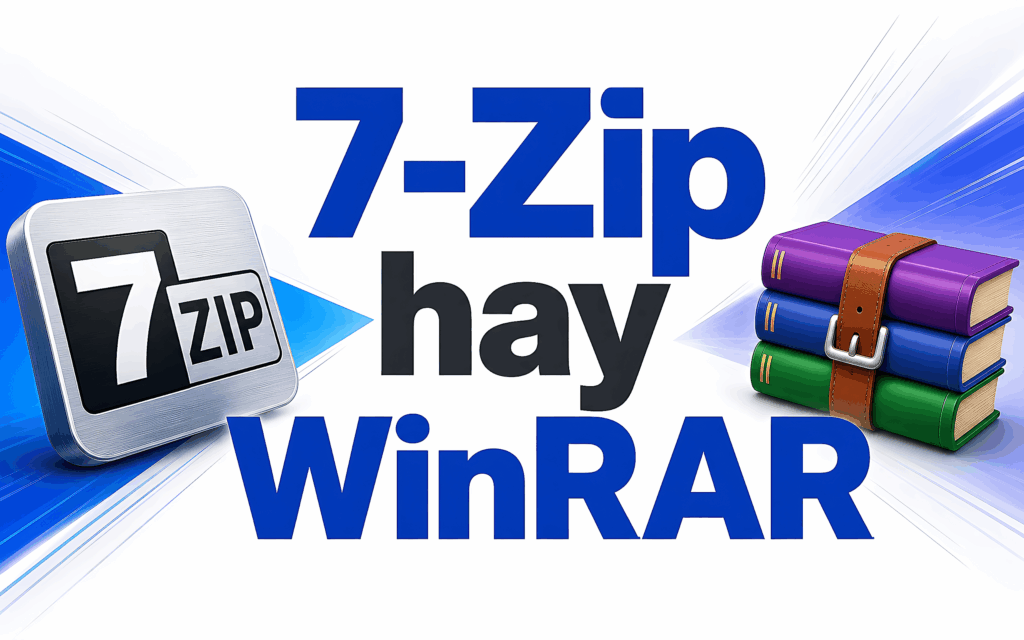7-Zip Hay Winrar: Nên Chọn Phần Mềm Giải Nén Nào 2026?