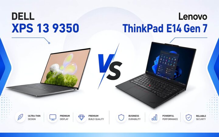 DELL XPS 13 9350 và ThinkPad E14: Chọn di động hay hiệu năng?
