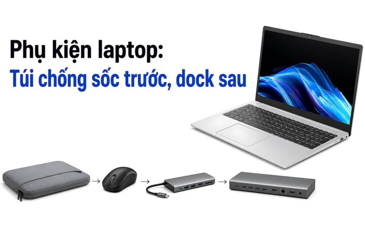 Phụ Kiện Laptop: Thứ Tự Ưu Tiên Từ Túi Chống Sốc Đến Dock