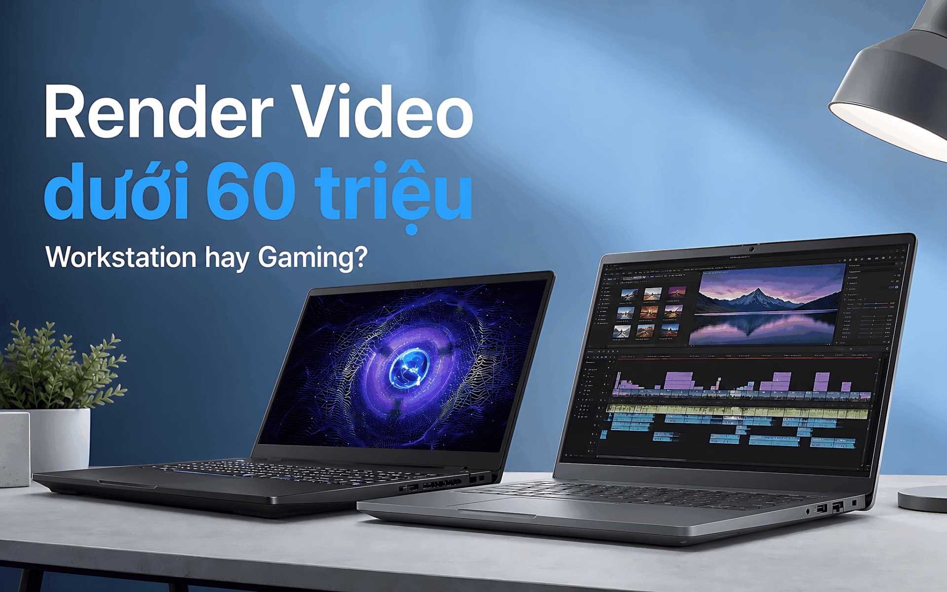 Dùng Laptop Để Render Video Tầm Giá Dưới 60Tr, Nên Chọn Laptop Workstation Hay Gaming?