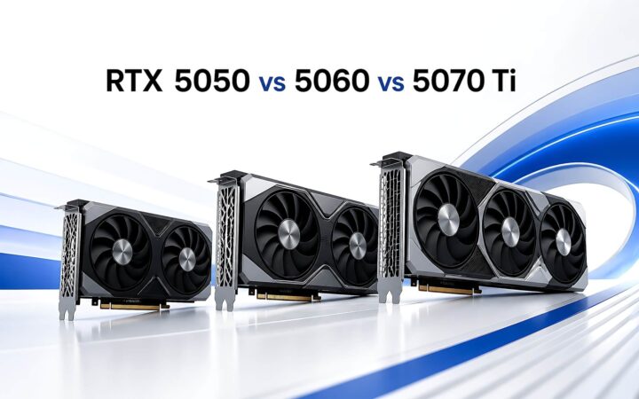 RTX 5050 vs 5060 vs 5070 Ti: Hiệu năng laptop theo tác vụ