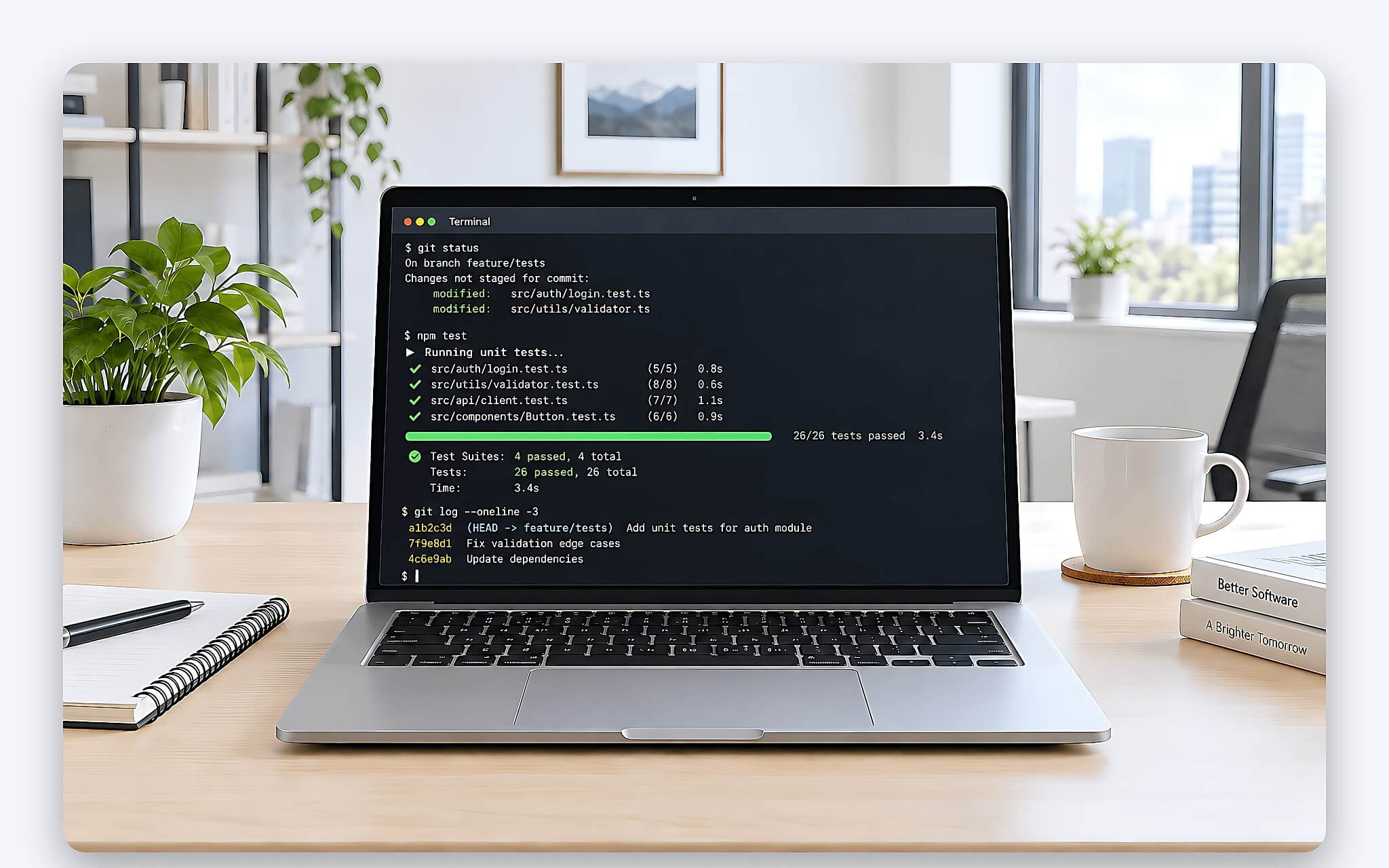 Claude Code tại terminal và computer use trên màn hình laptop