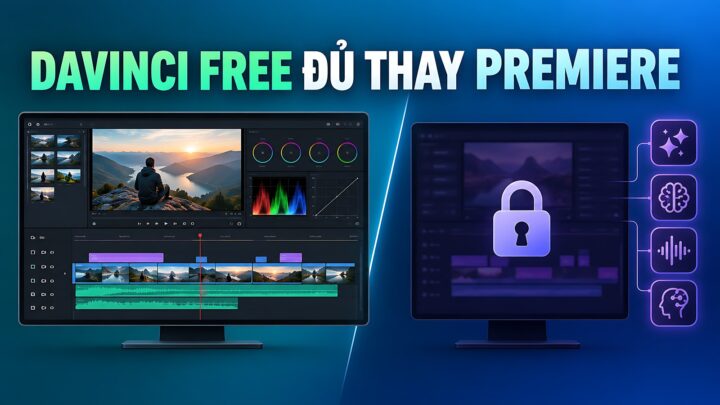 Davinci Resolve Và Adobe Premiere – Bản Miễn Phí Có Đủ Để Thay Thế?