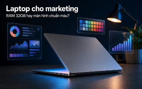 Laptop Cho Marketing: Ưu Tiên Ram 32Gb Hay Màn Hình Chuẩn Màu?