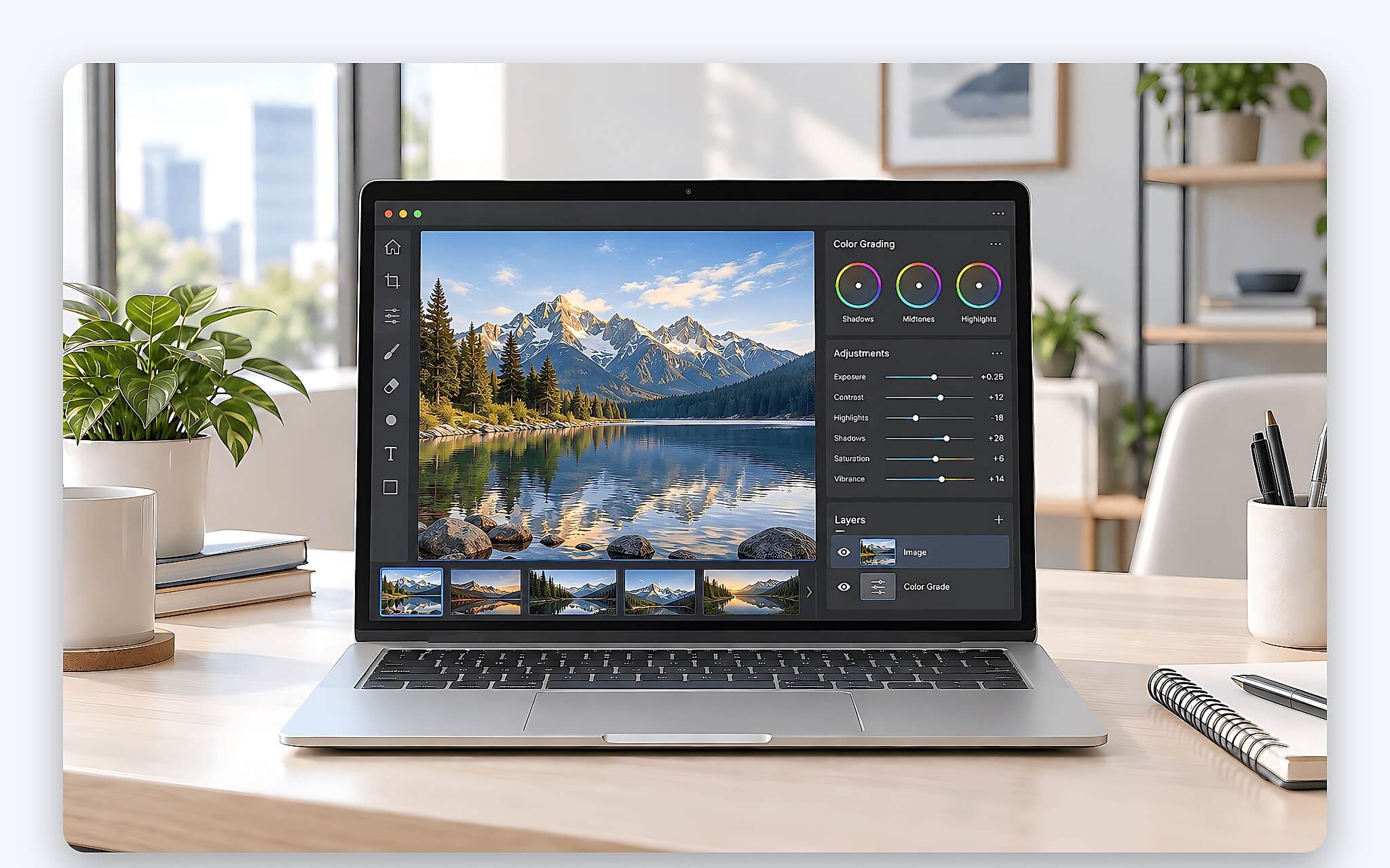 Dell 14 Premium DA14250 cân bằng RAM 32GB và màn OLED 3.2K