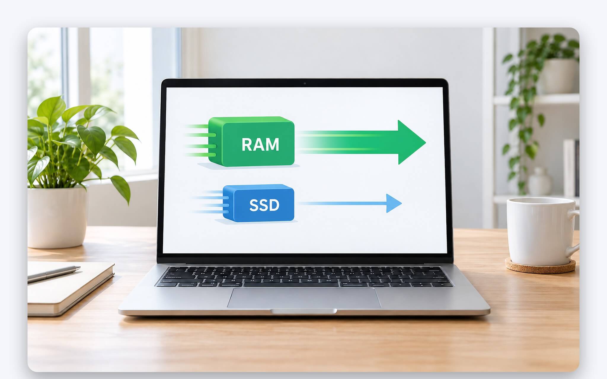 Page file đặt trên SSD của laptop và giới hạn so với nâng cấp RAM