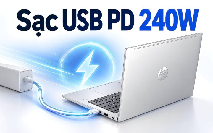 Chuẩn USB PD 3.1 - Khi nào laptop nhận sạc EPR cùng cáp 240W