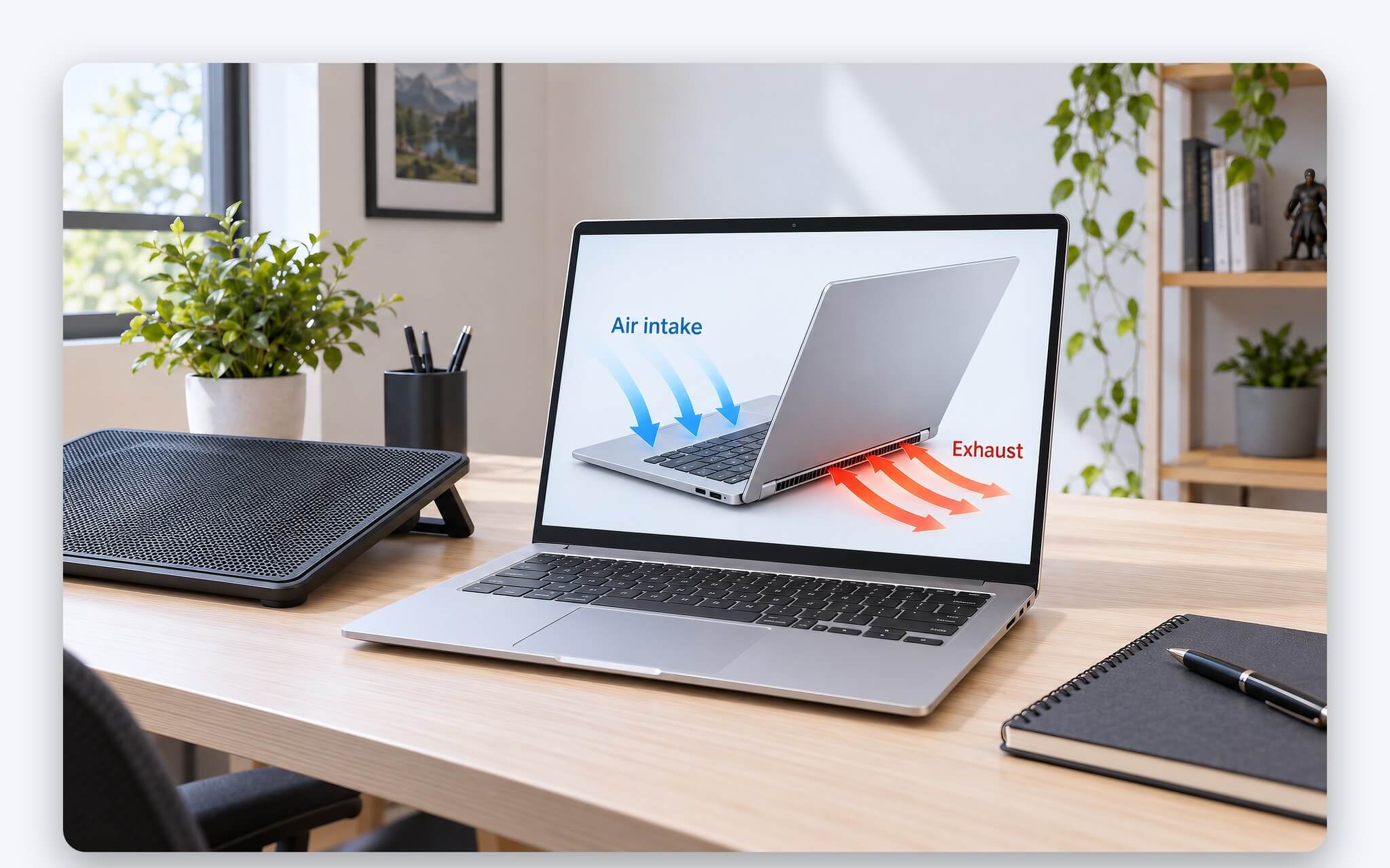 Kiểm tra nguyên nhân nóng bên trong laptop trước khi kỳ vọng vào đế làm mát laptop