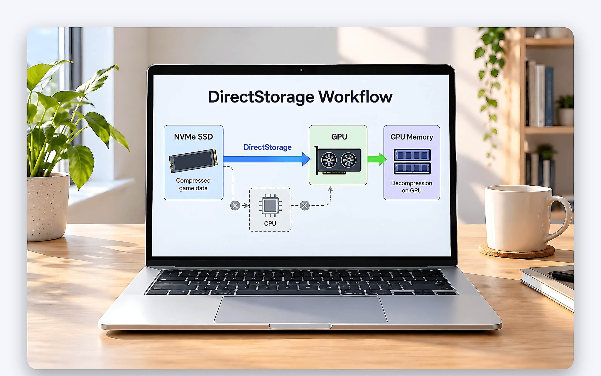 DirectStorage và giải nén trên GPU giúp game tận dụng ổ Gen 5 tốc độ cao