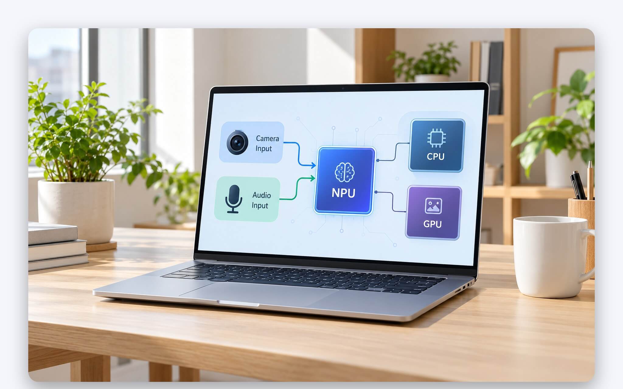 windows studio effects lam mo nen hop online kpack h21 Windows Studio Effects làm mờ nền và chỉnh hướng nhìn trên camera laptop khi họp online